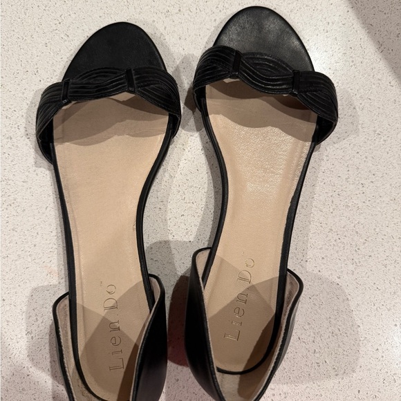 Anthropologie Black Slip on Flats - Picture 3 of 5
